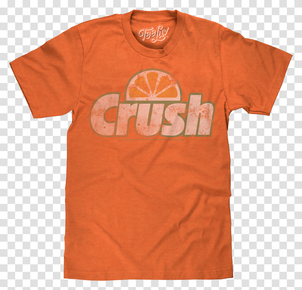 Vintage Orange Crush Logo T Vintage Looking T Shirts Transparent Png