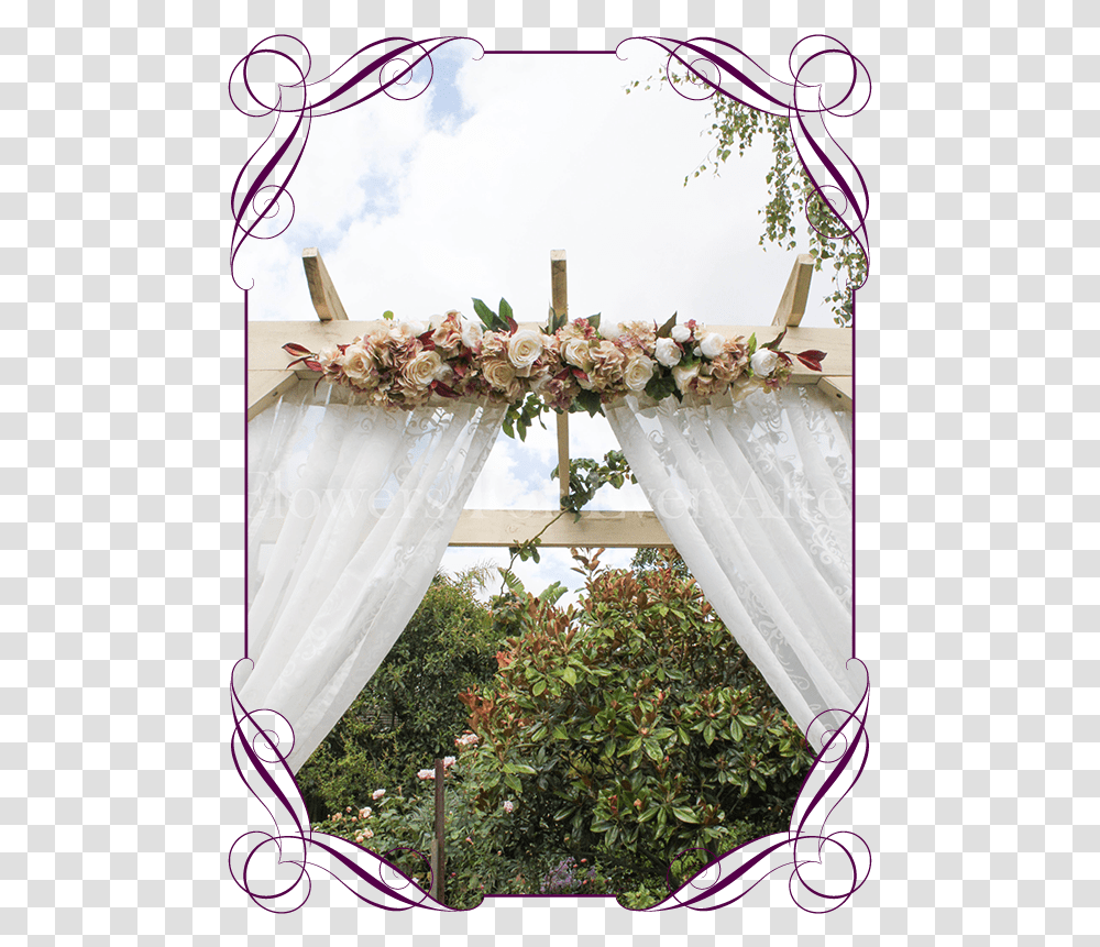 Vintage Pastel Wedding Arbor Arch Amp Table Decoration Decoration, Plant, Apparel, Flower Transparent Png