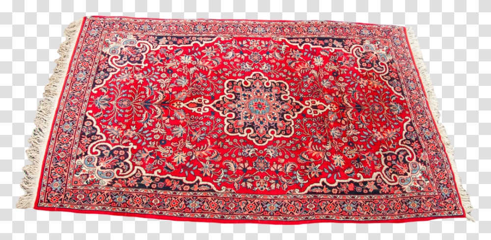Vintage Persian Bijar Rug Stole, Pattern, Floral Design Transparent Png