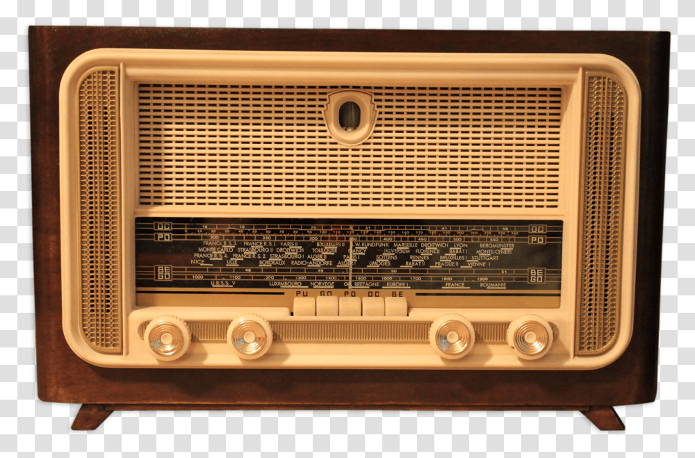 Vintage Radio Station Bluetooth Ducretet Thomson 58 Cf Selency Electronics, Microwave, Oven, Appliance Transparent Png