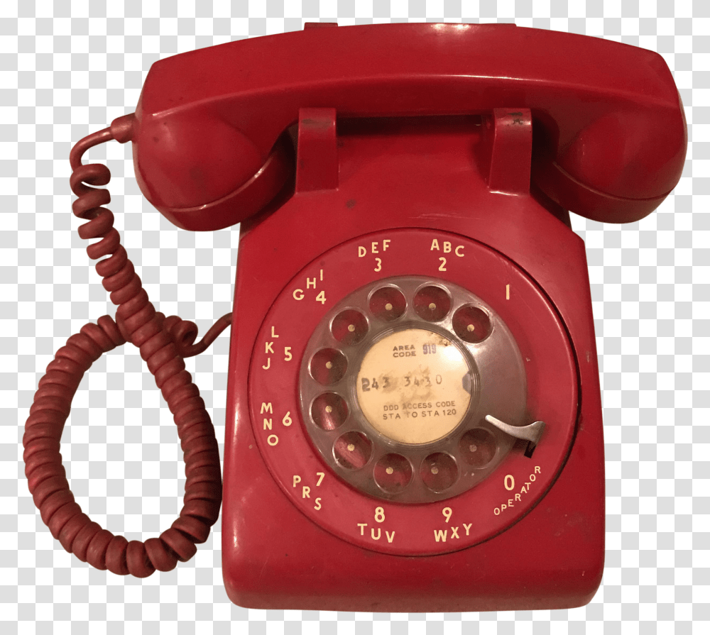 Vintage Red Rotary Dial Phone Red Rotary Phone Transparent Png