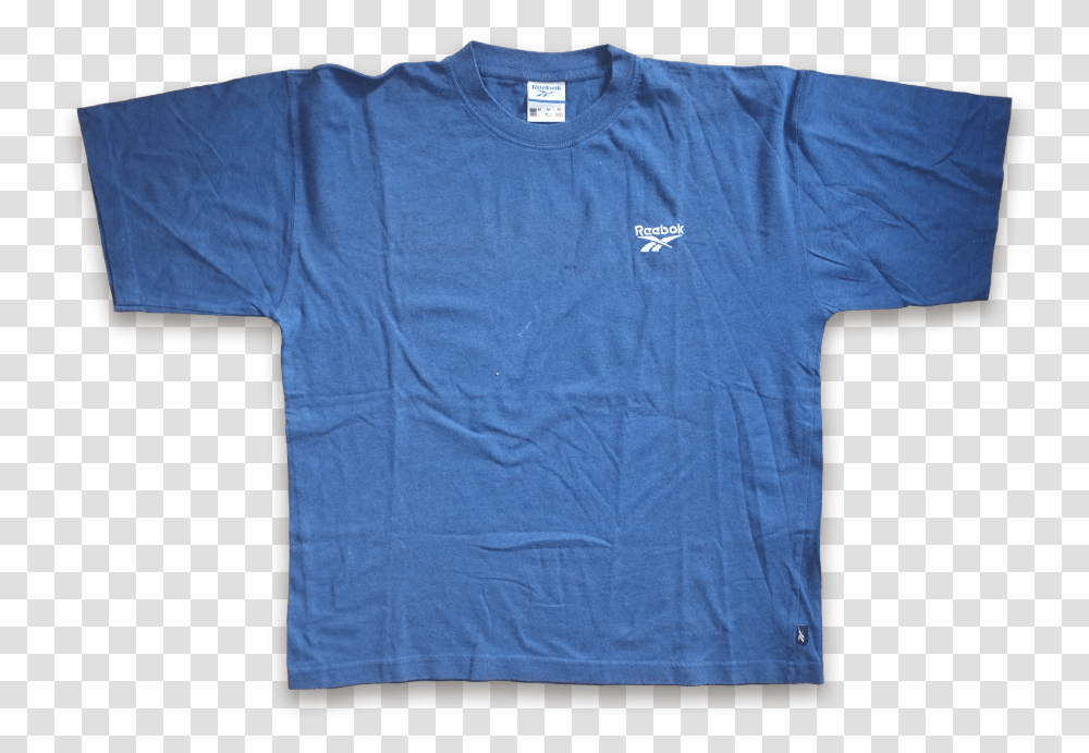 Vintage Reebok Basic Chest Logo T Shirt, Apparel, T-Shirt, Sleeve Transparent Png