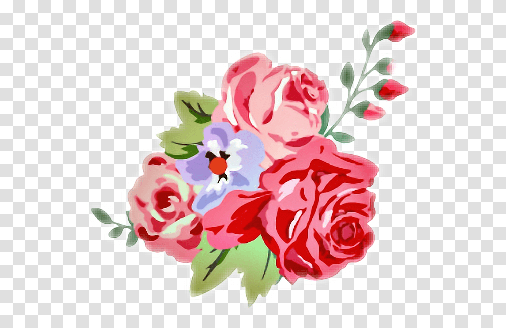 Vintage Rose Clip Art Flowers Picsart, Plant, Blossom, Floral Design Transparent Png