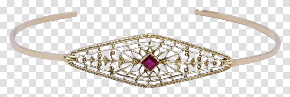 Vintage Ruby Filigree Bangle, Accessories, Accessory, Jewelry, Buckle Transparent Png