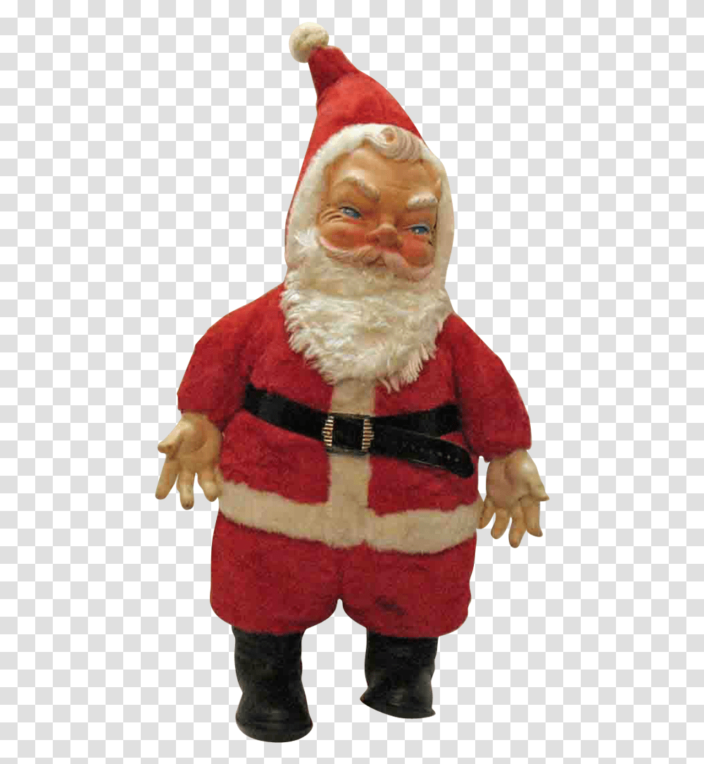 Vintage Santa Claus Santa Claus Toy, Doll, Figurine, Person, Human Transparent Png