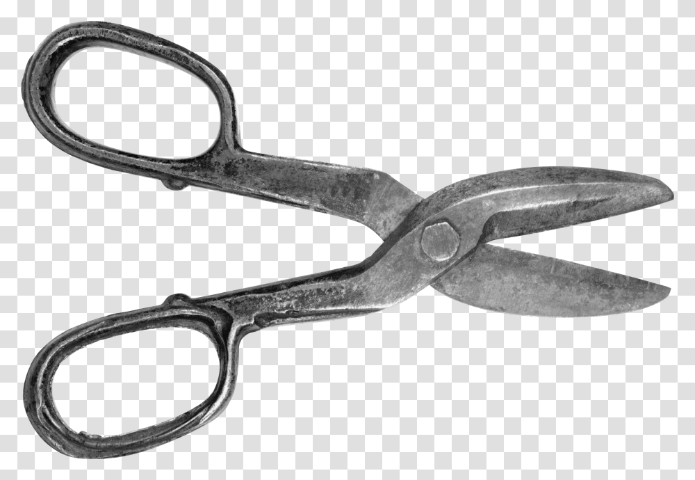 Vintage Scissors Drawing, Blade, Weapon, Weaponry, Shears Transparent Png