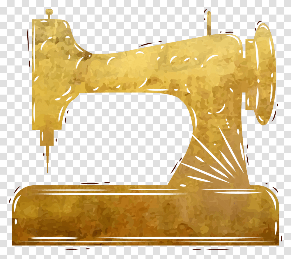 Vintage Sewing Machine Clip Art Free Vector Sewing Machine, Axe, Tool, Bronze, Treasure Transparent Png