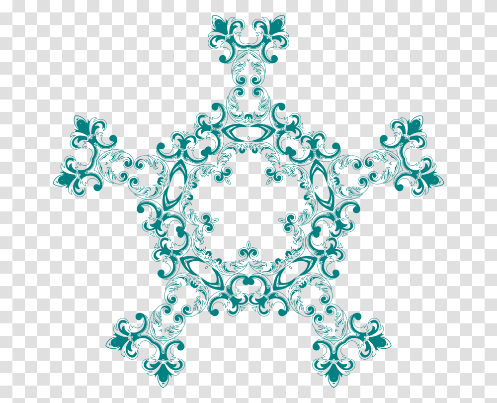 Vintage Shape Circle, Cross, Snowflake, Pattern Transparent Png