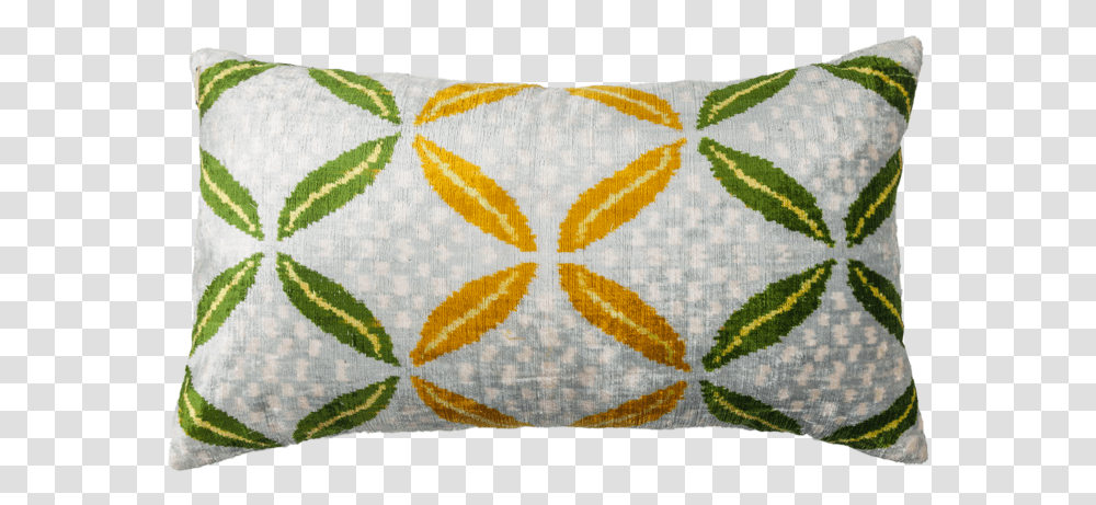 Vintage Silk Velvet Ikat Pillow Decorative, Cushion, Rug Transparent Png