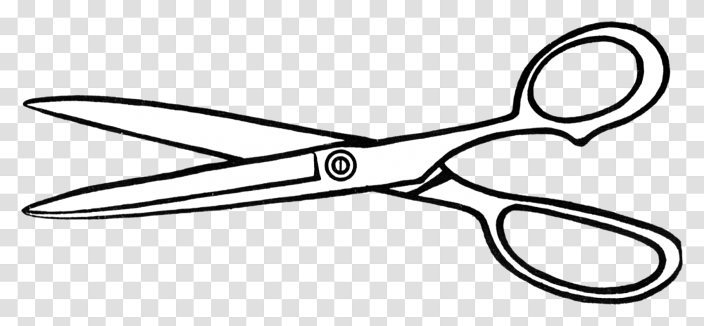 Vintage Snips And Clips June, Scissors, Blade, Weapon, Weaponry Transparent Png