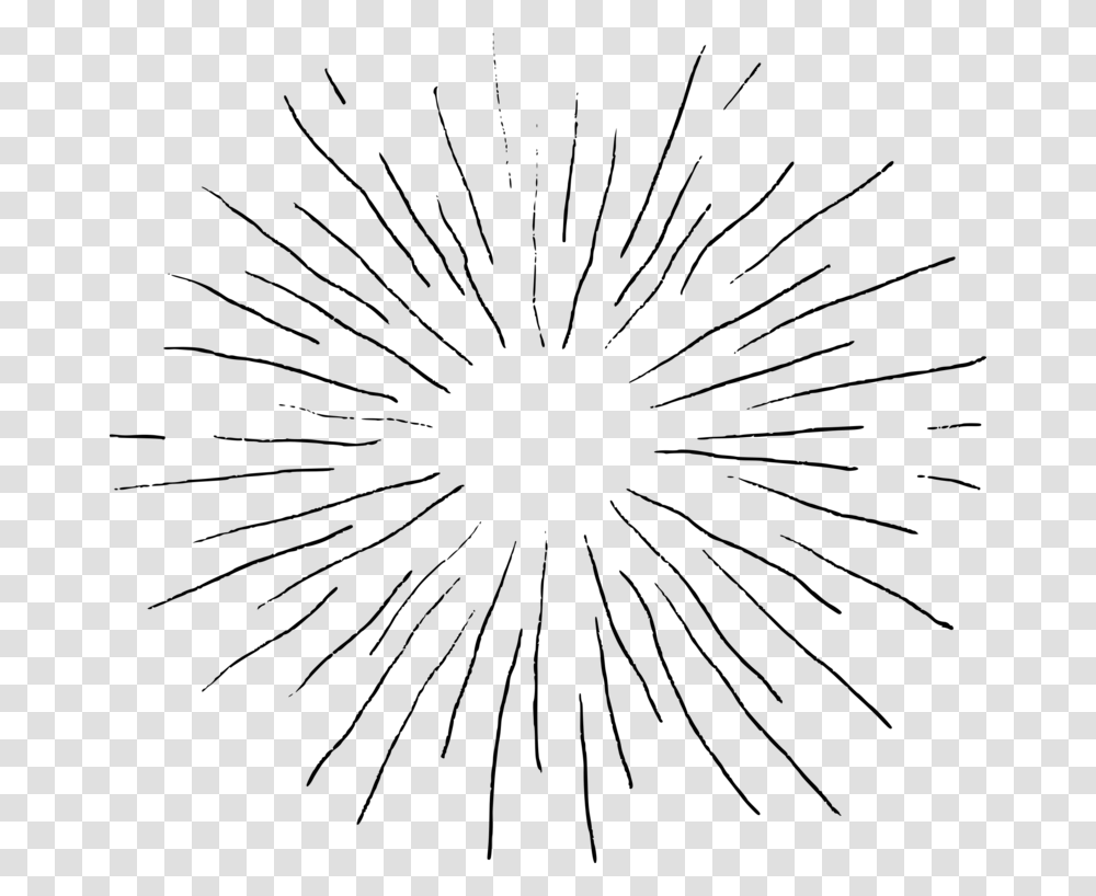 Vintage Starburst Drawing Line Art, Gray, World Of Warcraft Transparent Png