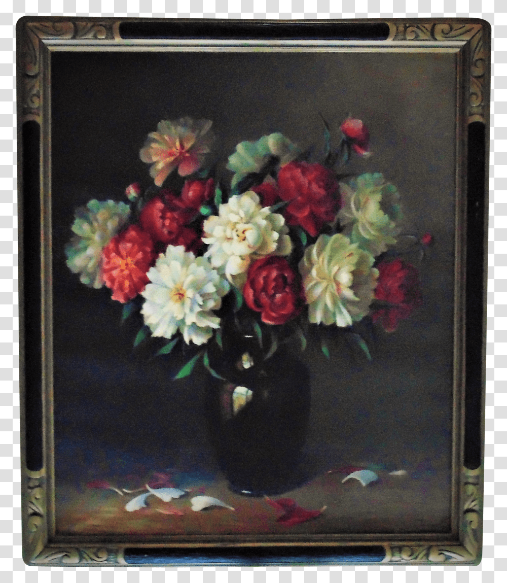 Vintage Still Life Oil Painting Of Flowers Still Life Photography Transparent Png