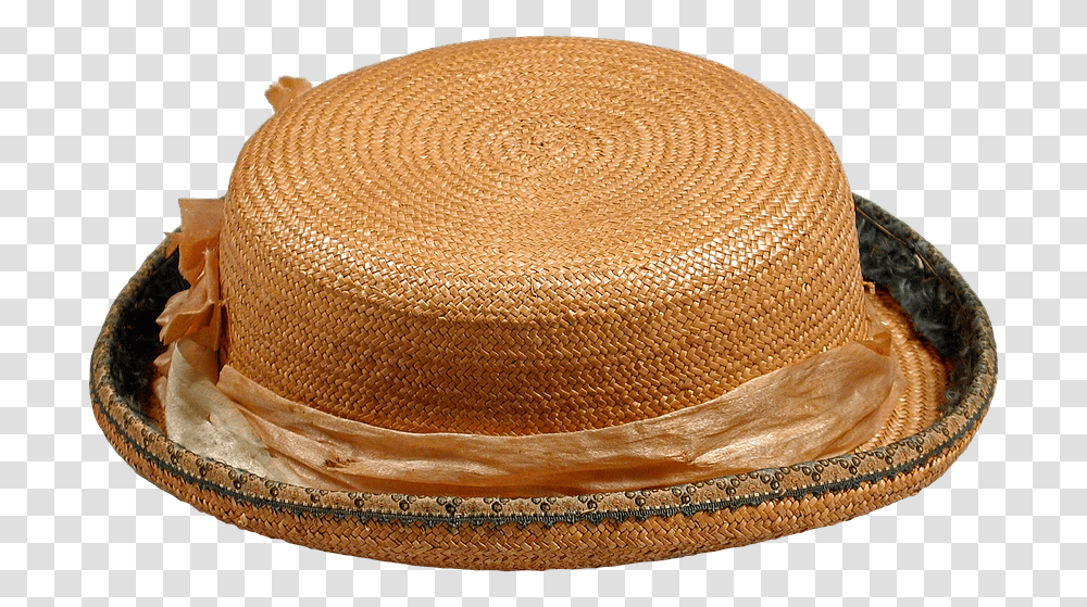 Vintage Straw Hat, Apparel, Sun Hat, Rug Transparent Png