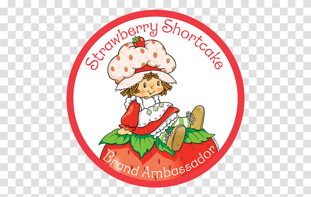 Vintage Strawberry Shortcake Clipart, Label, Logo Transparent Png