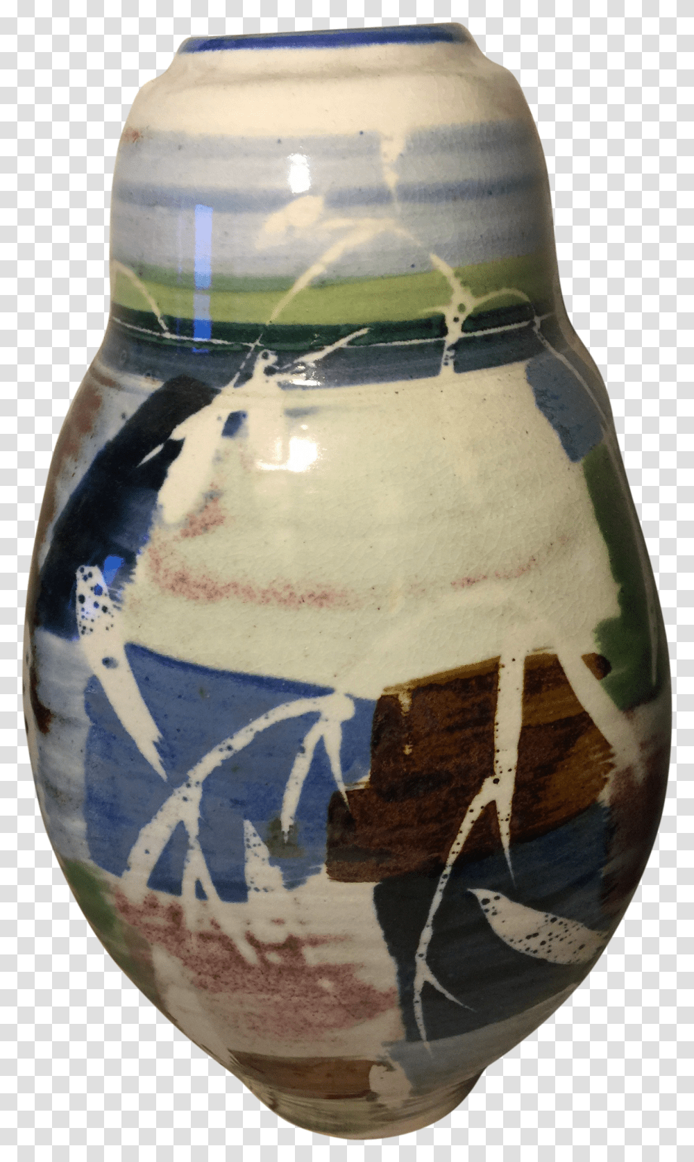Vintage Studio Vase Chairish Blue And White Porcelain Transparent Png