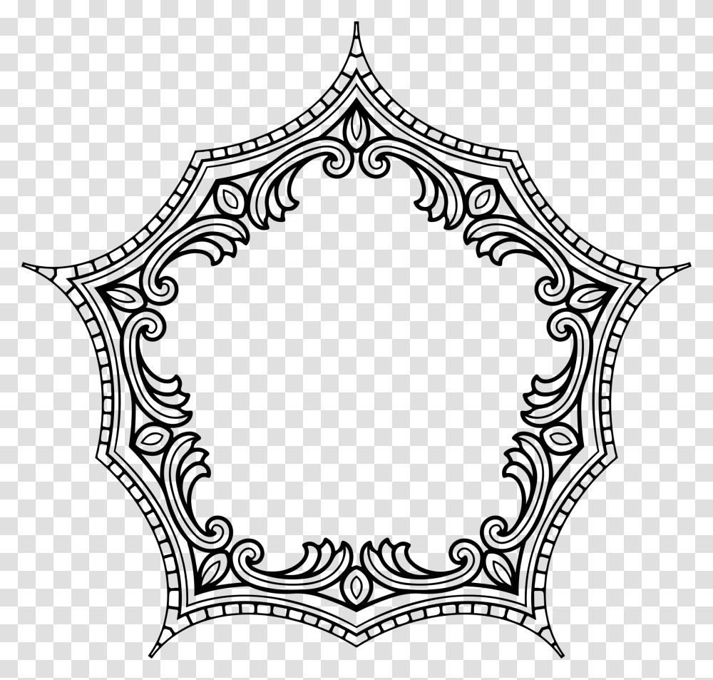 Vintage Style Frame 11 Clip Arts Vector Graphics, Gray, World Of Warcraft Transparent Png