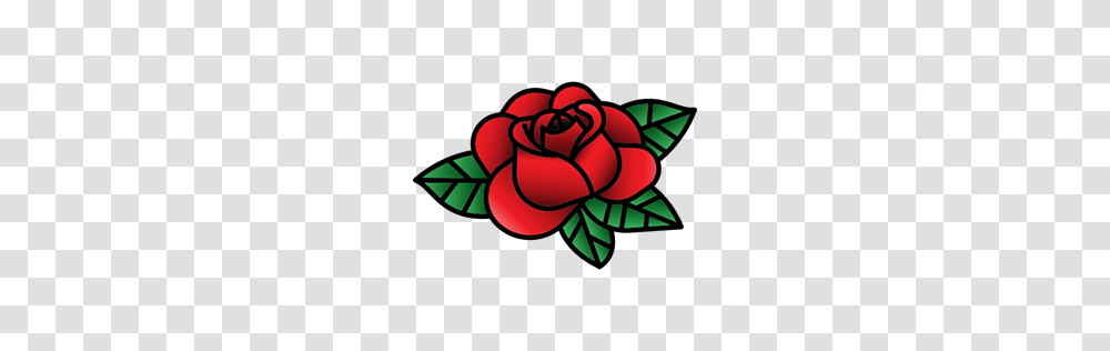 Vintage Tattoo Rose Hipster Nature Old School Icon, Dynamite, Bomb, Weapon, Weaponry Transparent Png