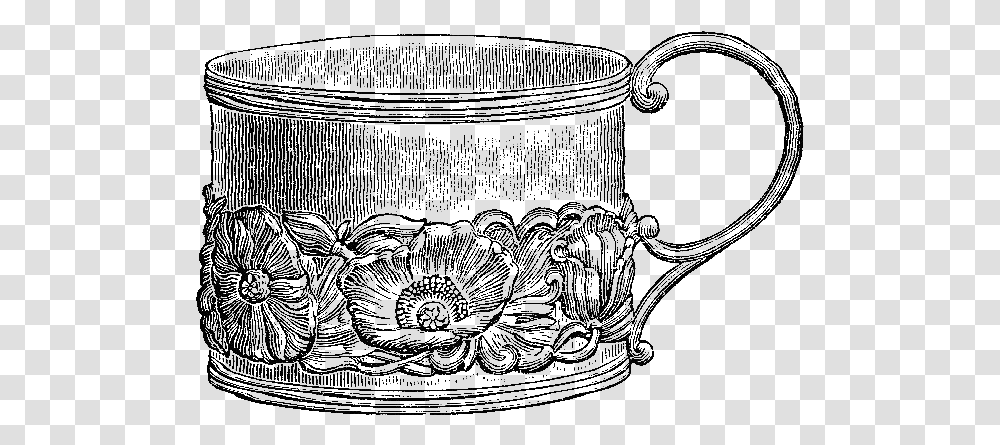 Vintage Tea Cup Engraving, Outer Space, Astronomy, Universe, Outdoors Transparent Png