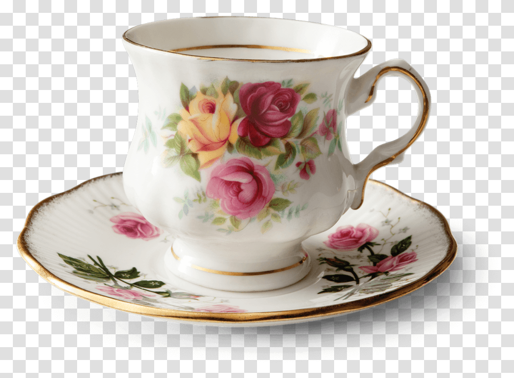 Vintage Teacup Clipart Cup, Saucer, Pottery, Coffee Cup, Wedding Cake Transparent Png