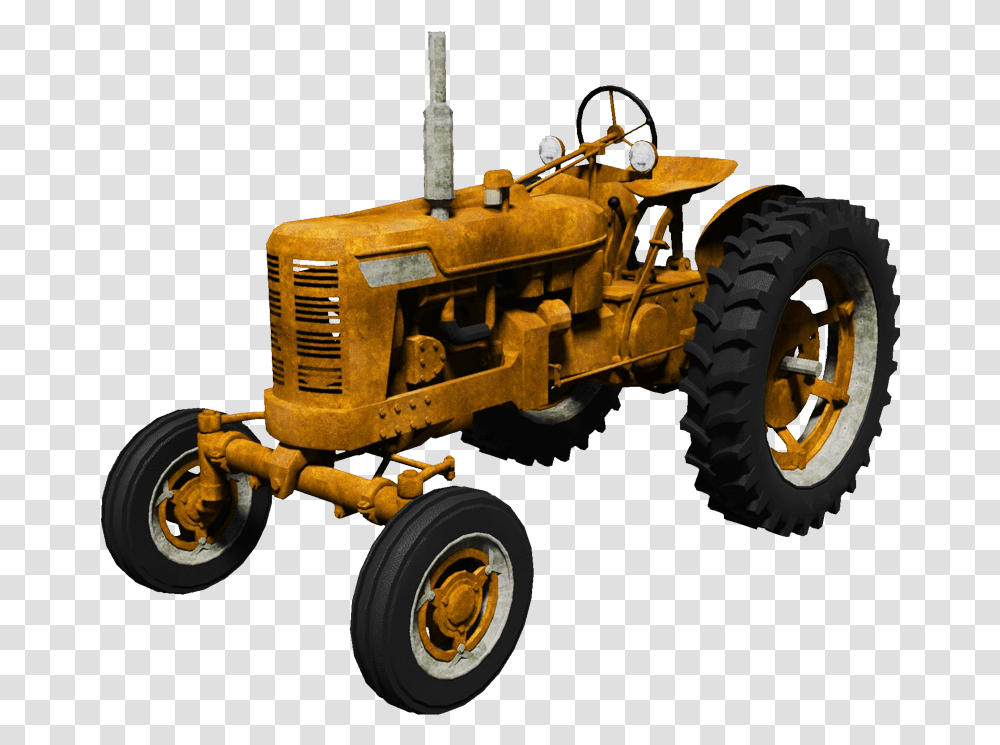Vintage Tractor Background Farming Tractor Background, Wheel, Machine, Vehicle, Transportation Transparent Png