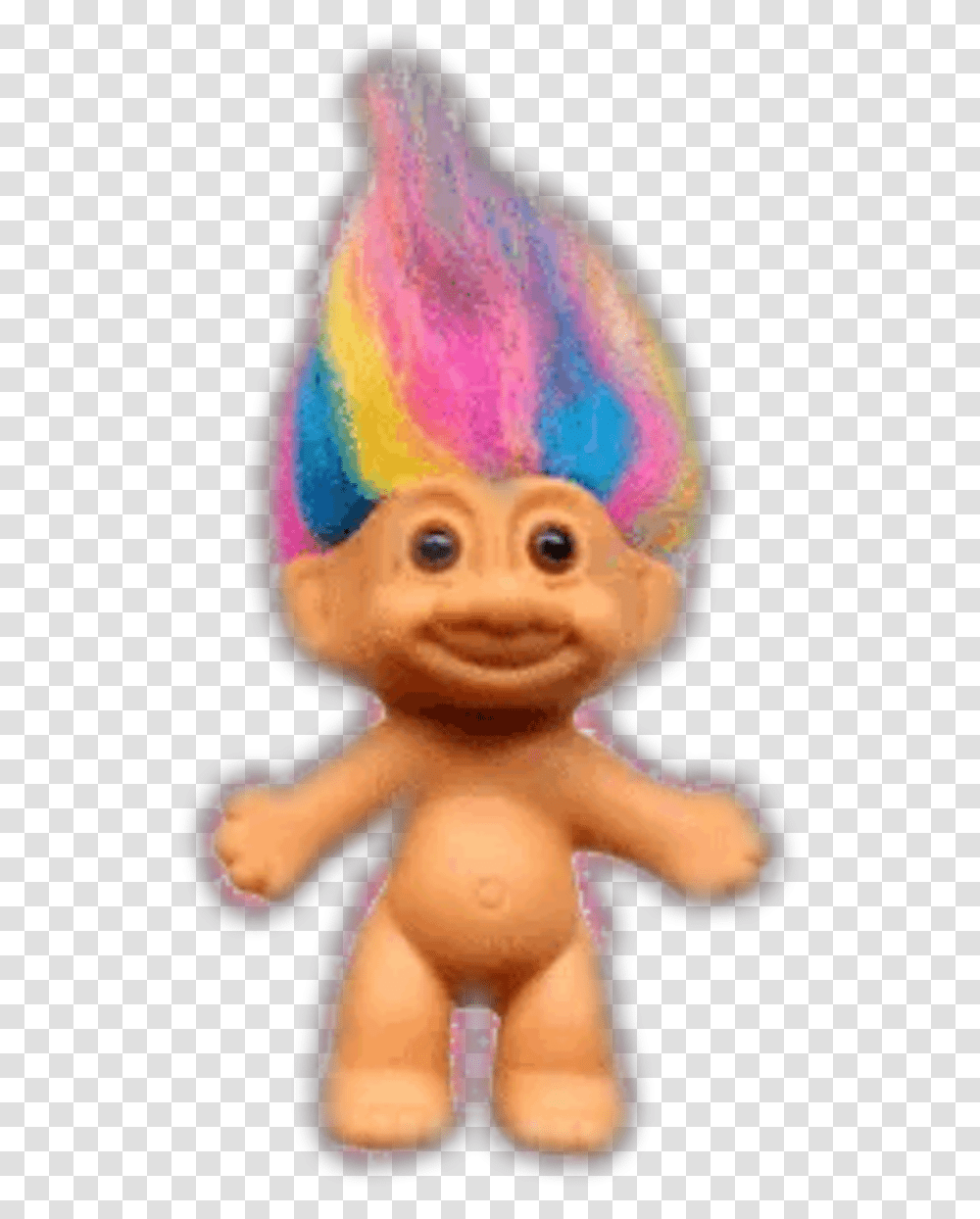 Vintage Troll Trolls Doll Rainbow Troll Doll Background, Cookie, Food, Biscuit, Person Transparent Png