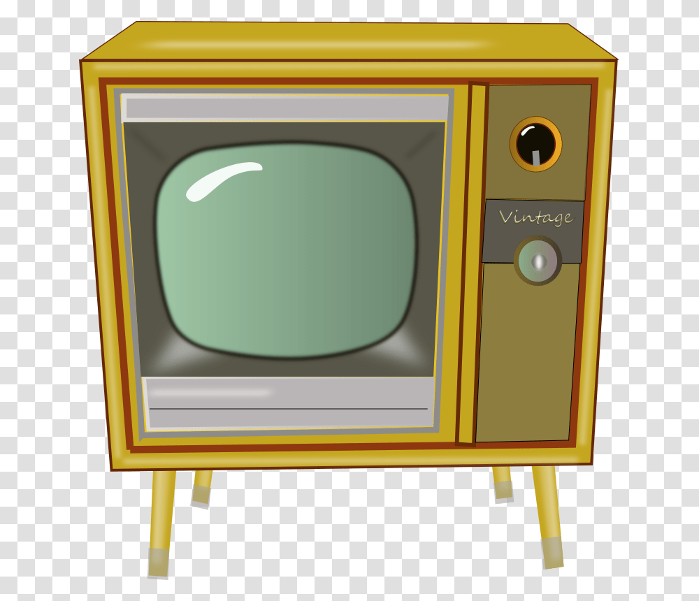 Vintage Tv Clipart, Monitor, Screen, Electronics, Display Transparent Png