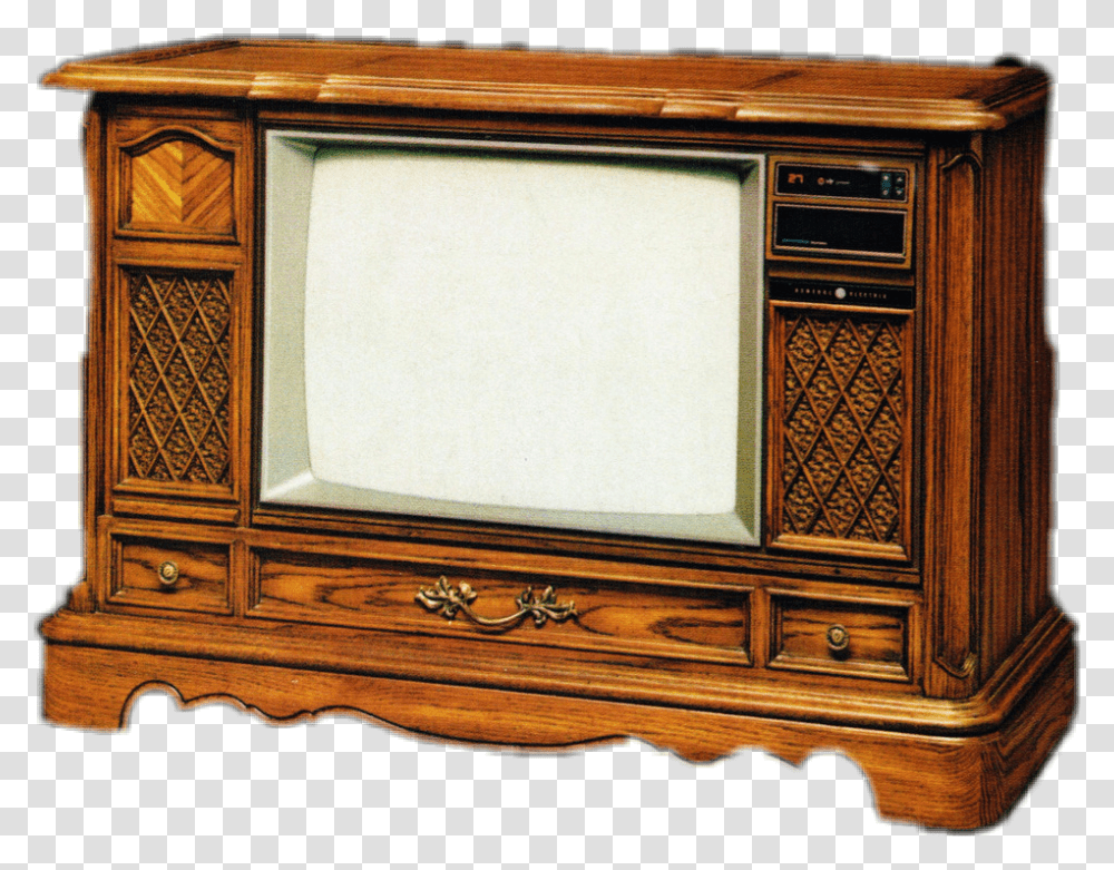 Vintage Tv Television Furniture Retro Vintage Television Furniture, Monitor, Screen, Electronics, Display Transparent Png