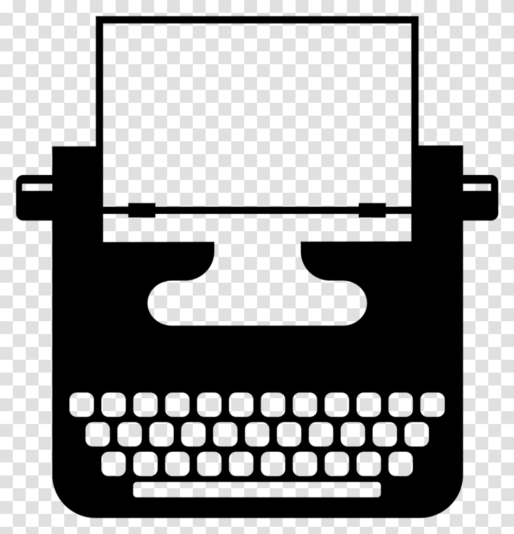 Vintage Typewriter Clipart Typewriter Icon, Gray, World Of Warcraft Transparent Png