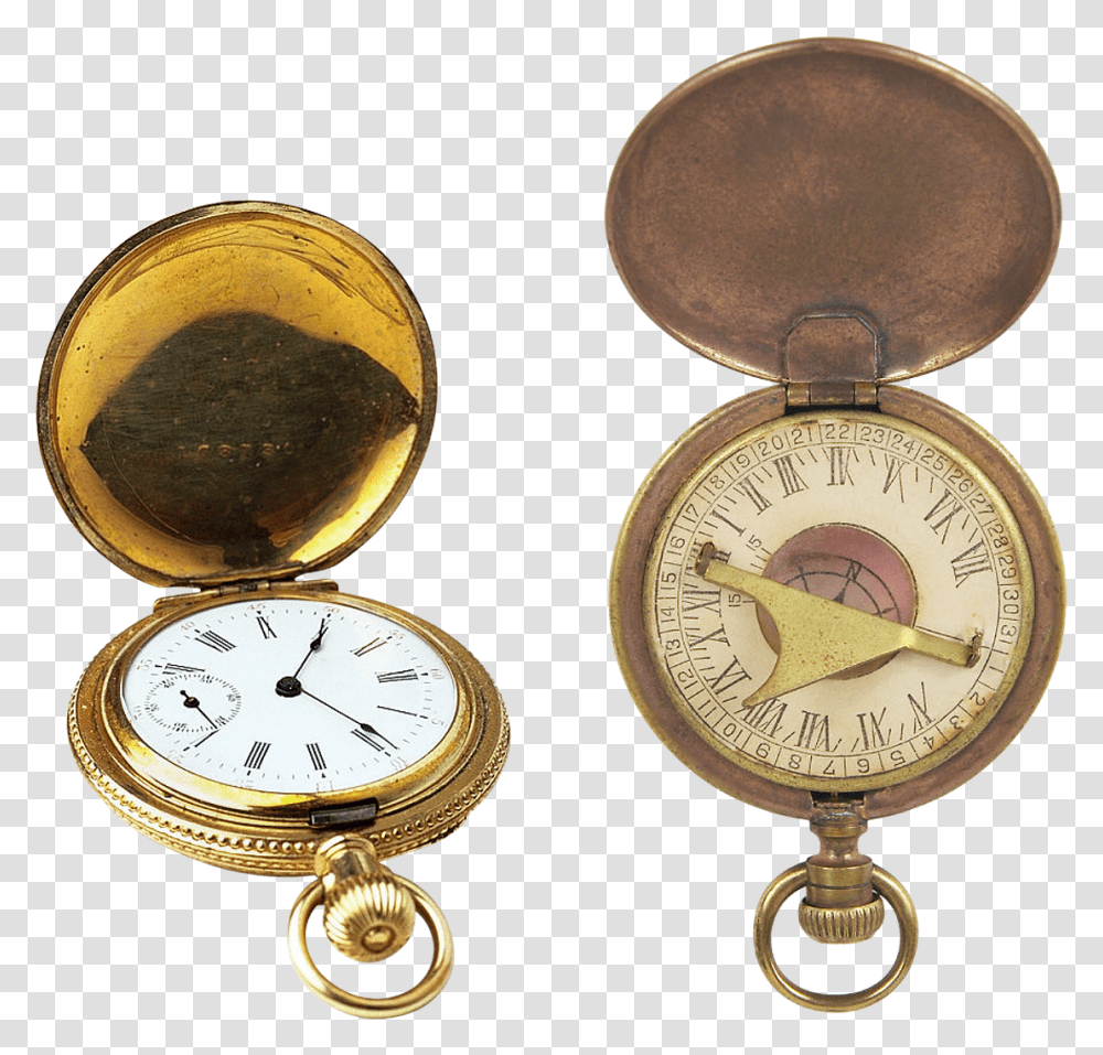 Vintage Watch Pocket Watch Gold Watch Old Unique Vintage Watch, Compass Transparent Png