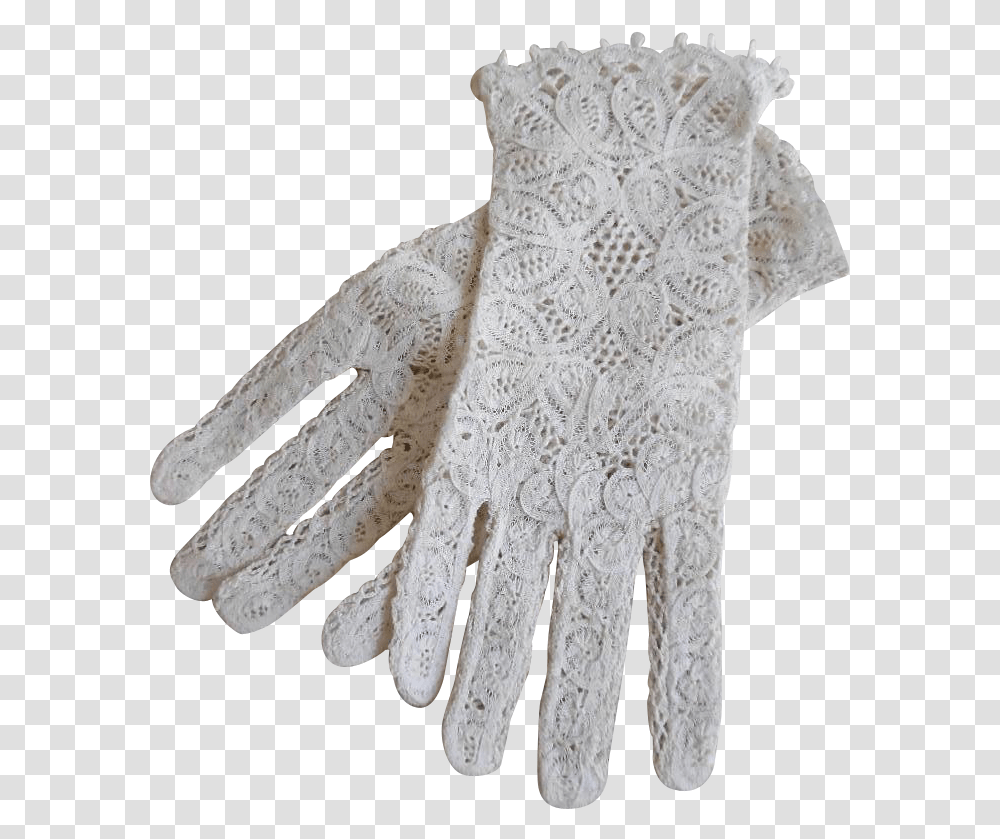 Vintage White Gloves, Apparel, Lace Transparent Png