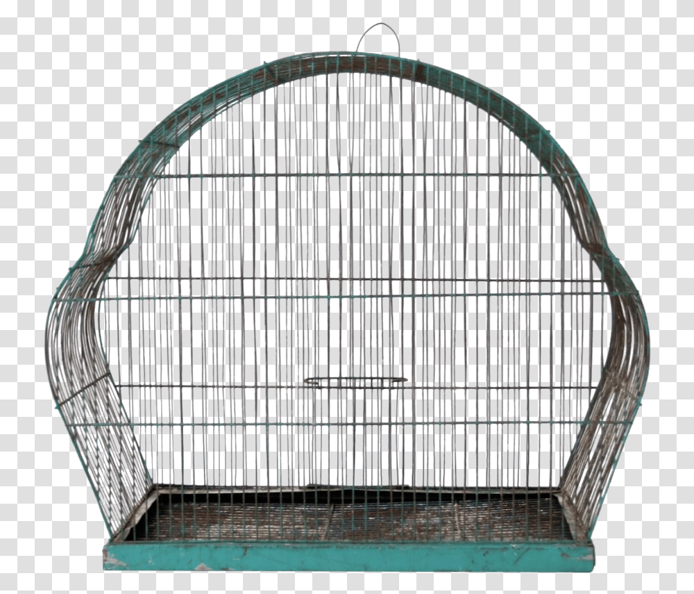 Vintage Wire Bird Cage Cage, Gate Transparent Png