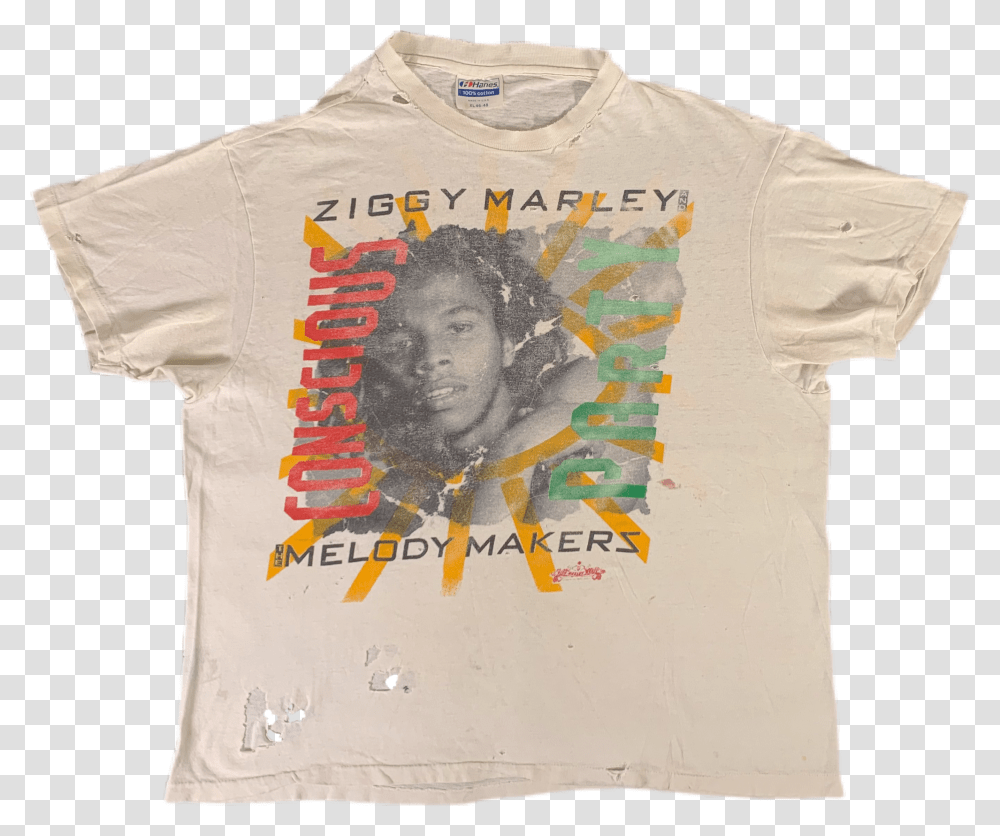 Vintage Ziggy Marley And The Melody Short Sleeve Transparent Png