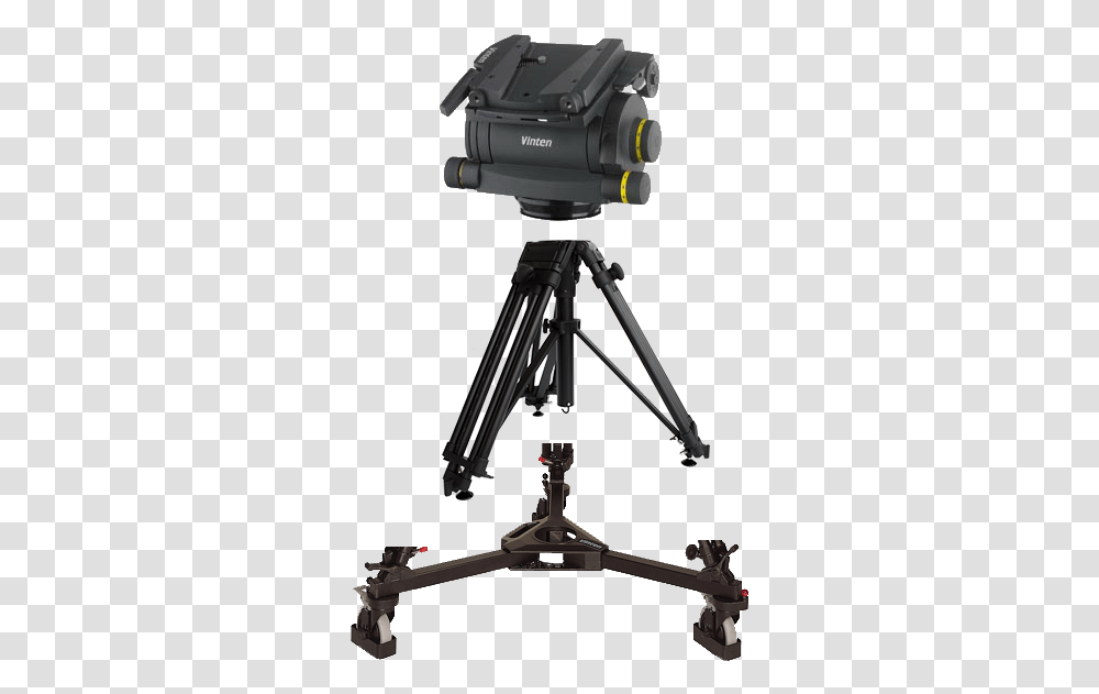 Vinten Tripod On Wheels, Photography, Video Camera, Electronics, Gun Transparent Png