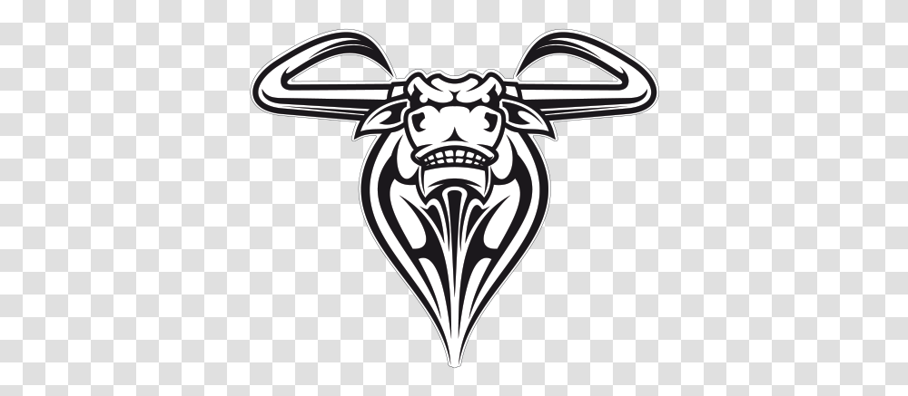 Vinyl Black And White Bull Symbol Savis Logo Cerveza, Statue, Sculpture, Art, Animal Transparent Png