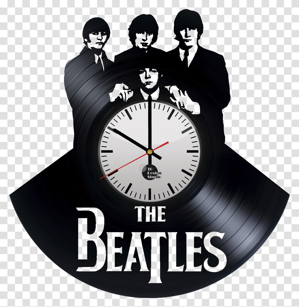 Vinyl Clock T Beatles Clock Transparent Png