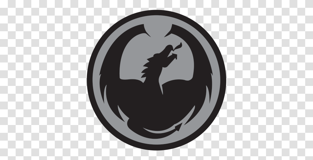 Vinyl Dragon Optical Logo Black Grey Dragon Logo Vector, Symbol, Stencil, Hand, Trademark Transparent Png