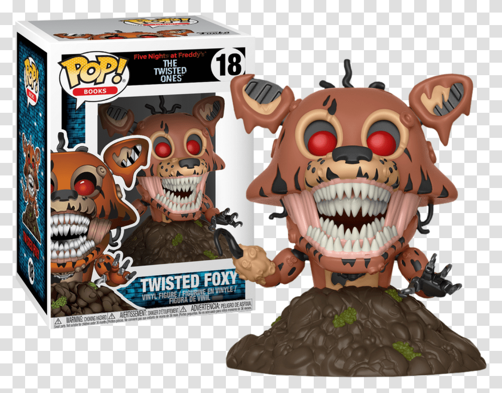 Vinyl Figure 19 Action Figures Five Nights At Freddys Twisted Foxy Pop, Plant, Pillar, Architecture, Building Transparent Png