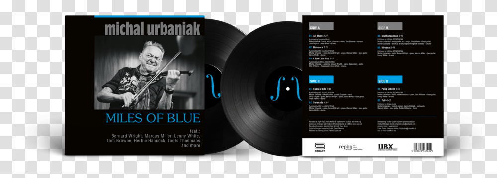 Vinyl Miles Davis Violinist, Person, Human, Disk, Dvd Transparent Png