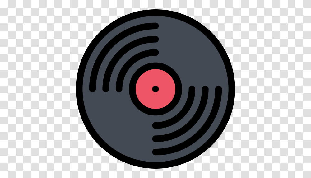 Vinyl Music Musical Icon With And Vector Format For Free, Shooting Range, Disk, Dvd Transparent Png