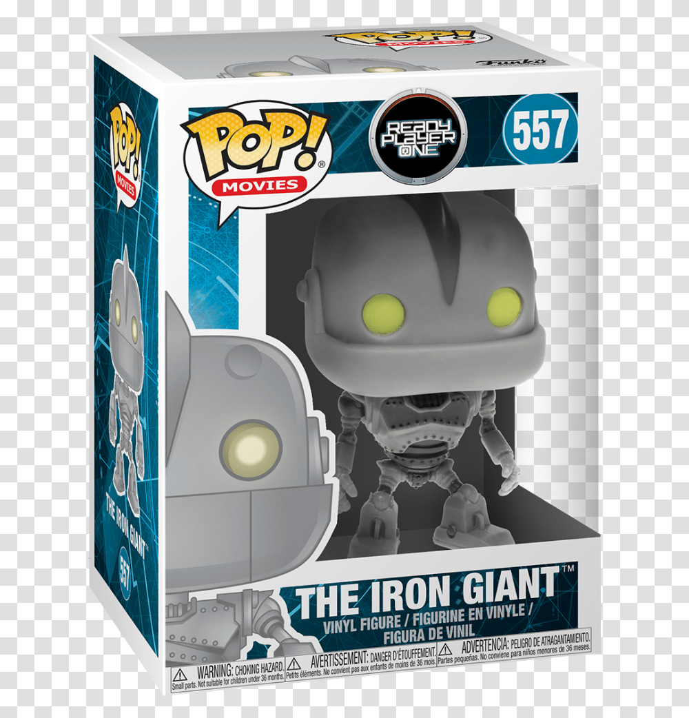 Vinyl Ready Player One Iron Giant No Ready Player One Funko Pop, Label, Poster, Advertisement Transparent Png