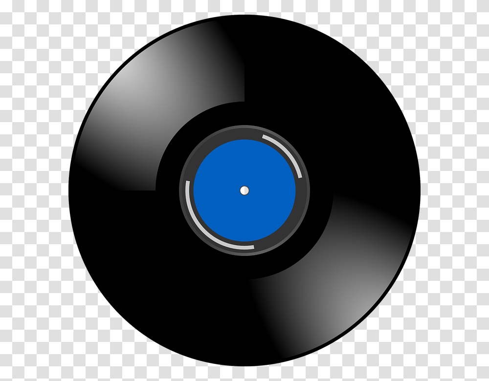 Vinyl Record Sound Music Retro Blue Shiny Blue Record, Machine, Disk, Propeller, Dvd Transparent Png
