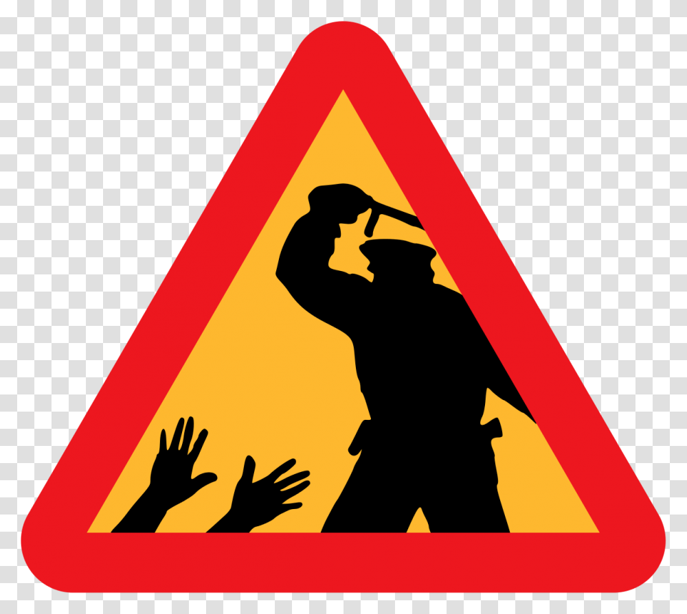 Violence Clipart Police Brutality Clip Art, Person, Human, Road Sign Transparent Png