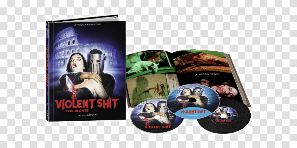 Violent Shit 2015 Movie Poster, Disk, Person, Human, Dvd Transparent Png