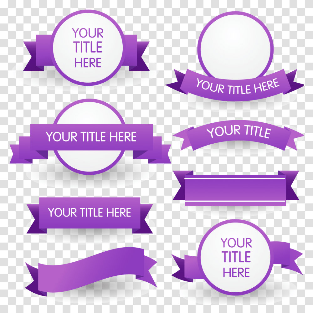 Violet Banner Image With Background Arts Background Ribbon, Label, Text, Sticker, Icing Transparent Png