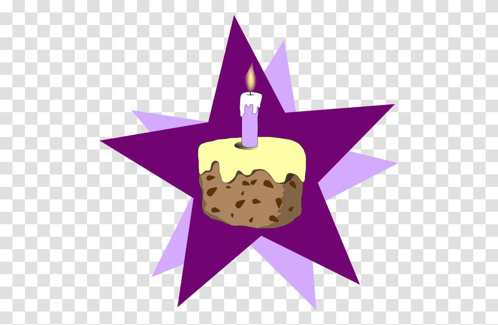 Violet Clipart Birthday Cake, Star Symbol, Outdoors, Nature Transparent Png
