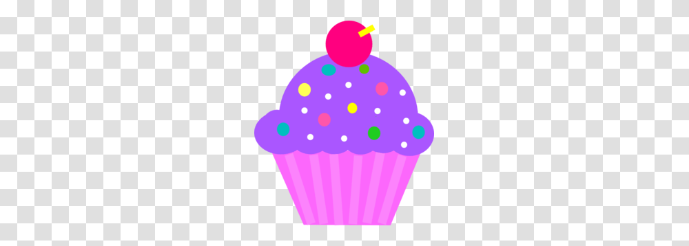 Violet Clipart Cupcake, Cream, Dessert, Food, Creme Transparent Png