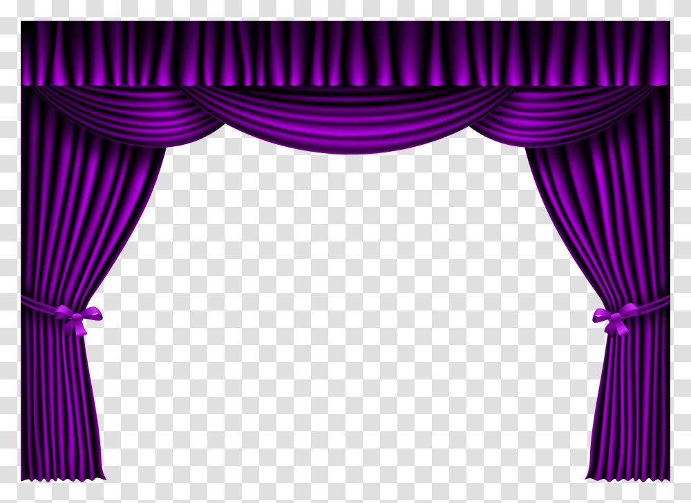 Violet Curtain Transparent Png
