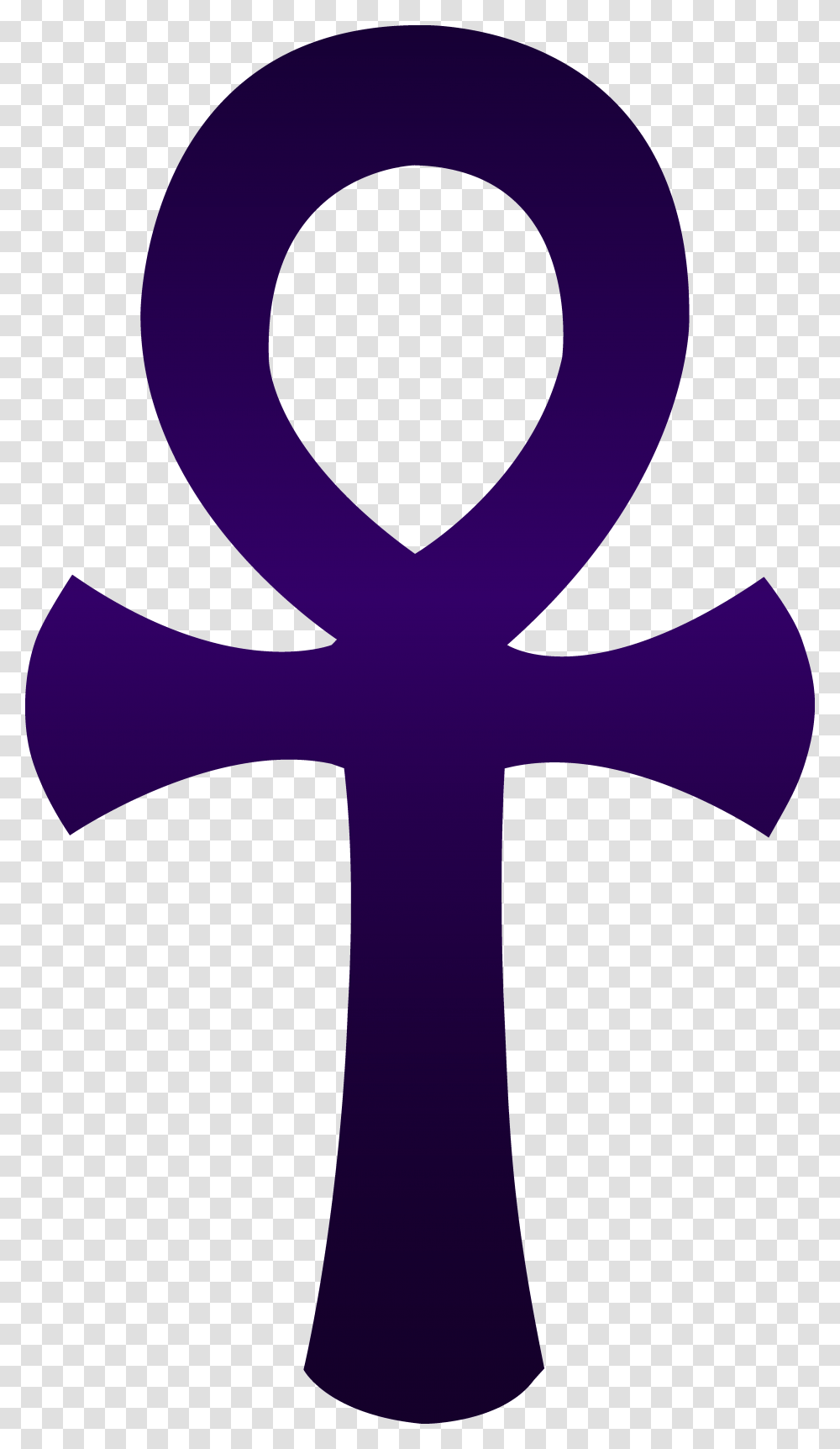 Violet Egyptian Ankh Inspiration Symbols Ankh, Cross, Weapon, Weaponry, Emblem Transparent Png