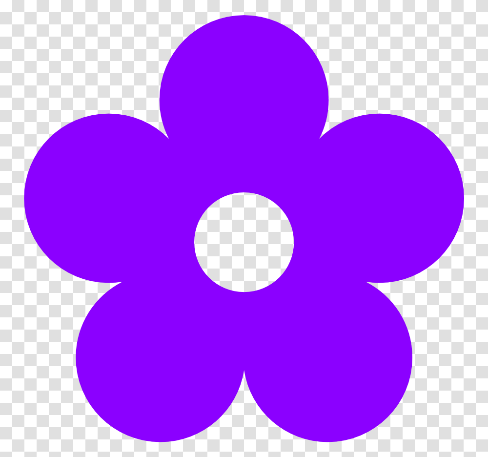 Violet Flower Clip Art Colored Flower Clip Art, Purple, Silhouette, Light Transparent Png