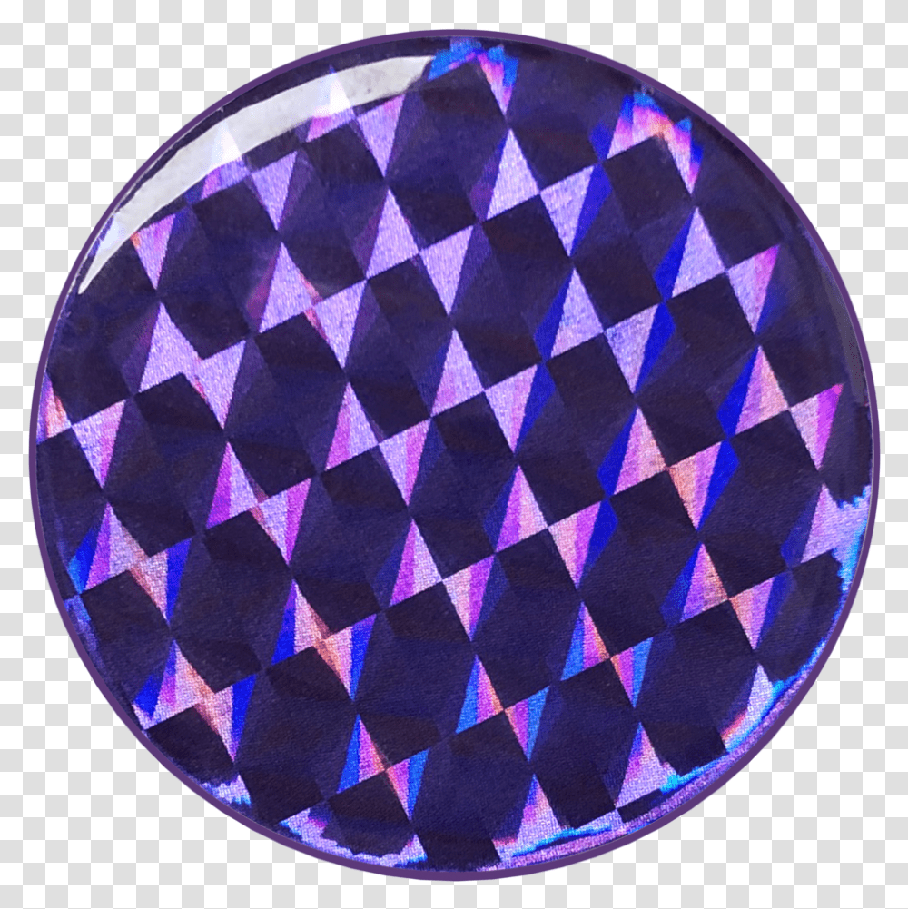 Violet Hologram, Ornament, Diamond, Gemstone, Jewelry Transparent Png